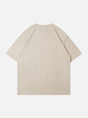 Lustiges T-Shirt mit Totenkopf-Print 