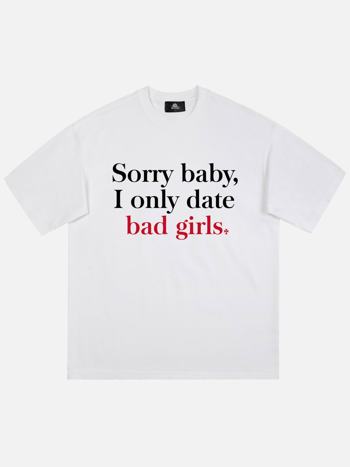 T-Shirt mit lustigem Slogan-Print – 1799 