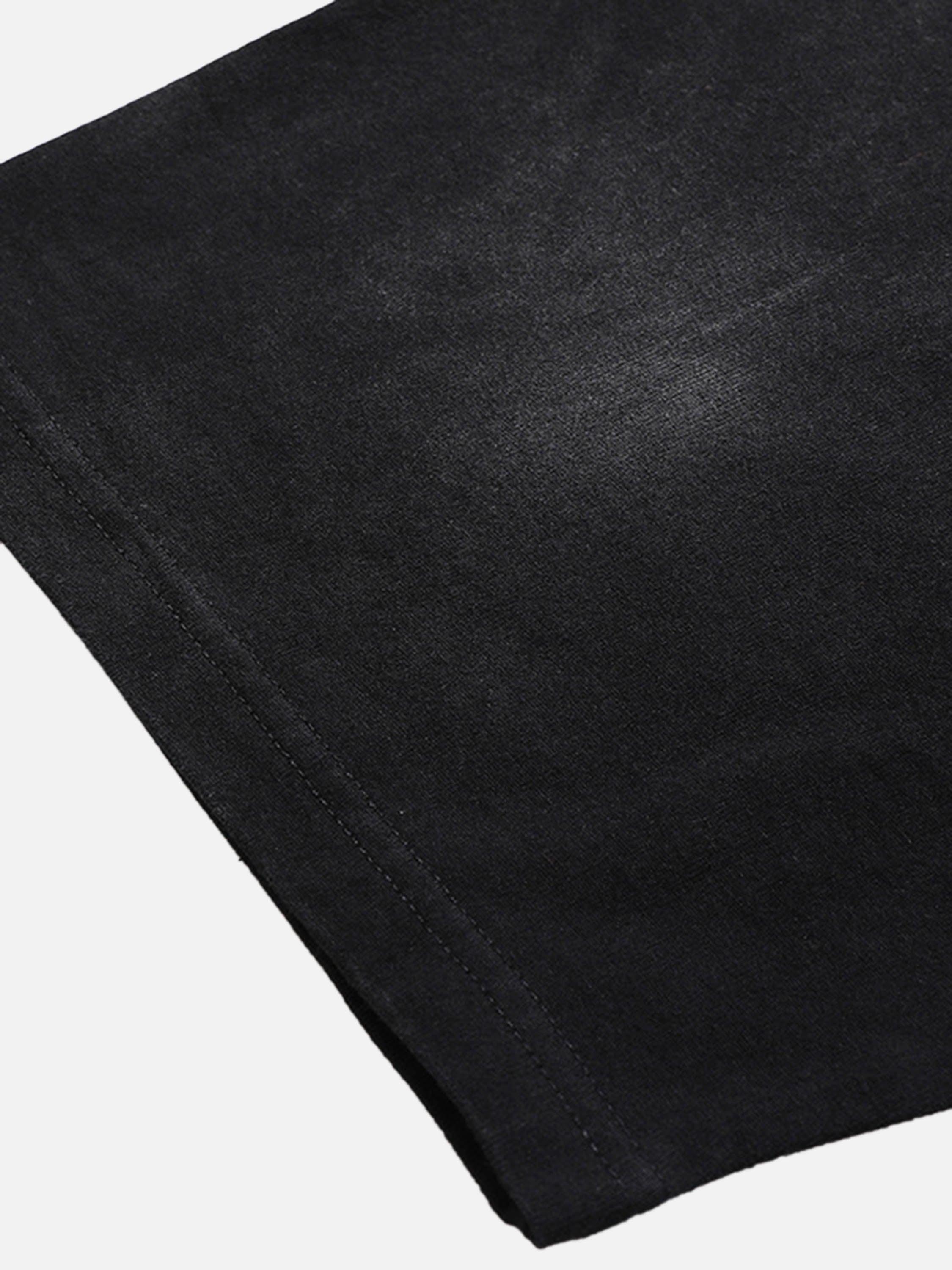 Lustiges, lockeres T-Shirt mit dreidimensionalem Pistolendruck 