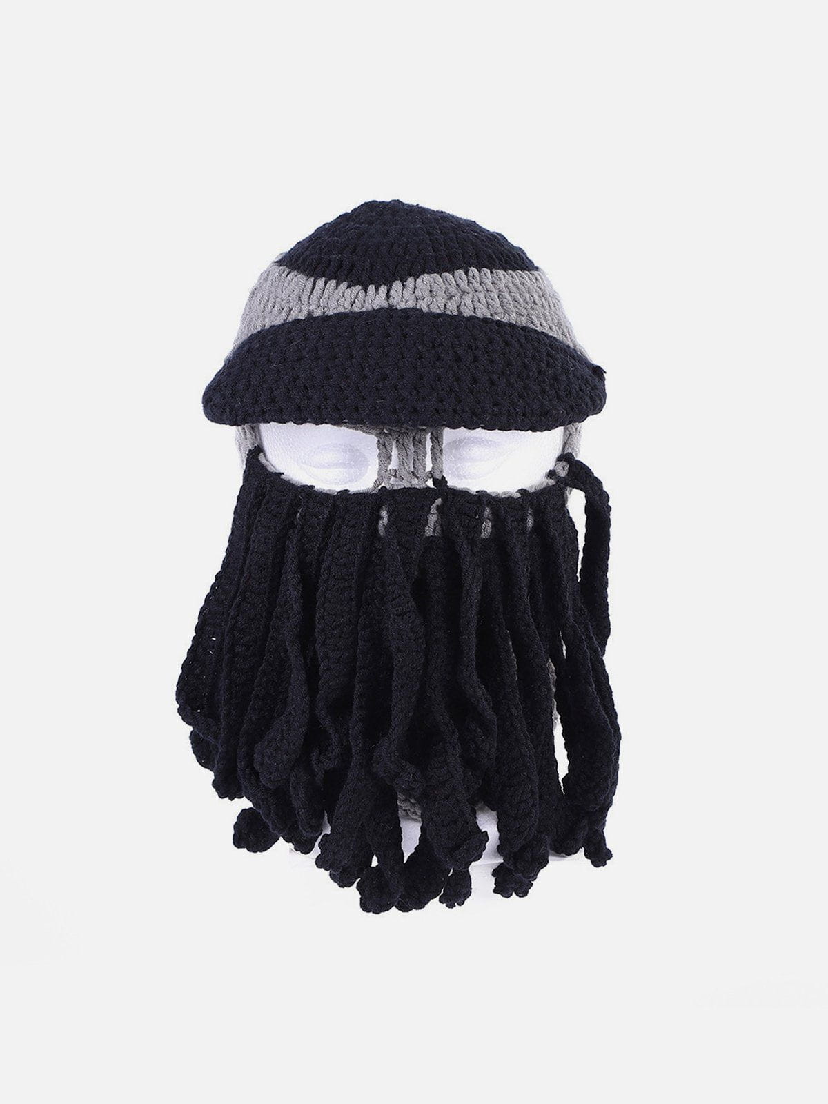 Funny Knit Masked Octopus Hat