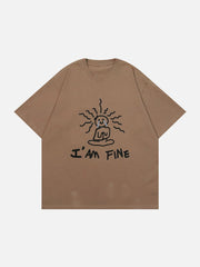 T-Shirt mit lustigem Aufdruck 