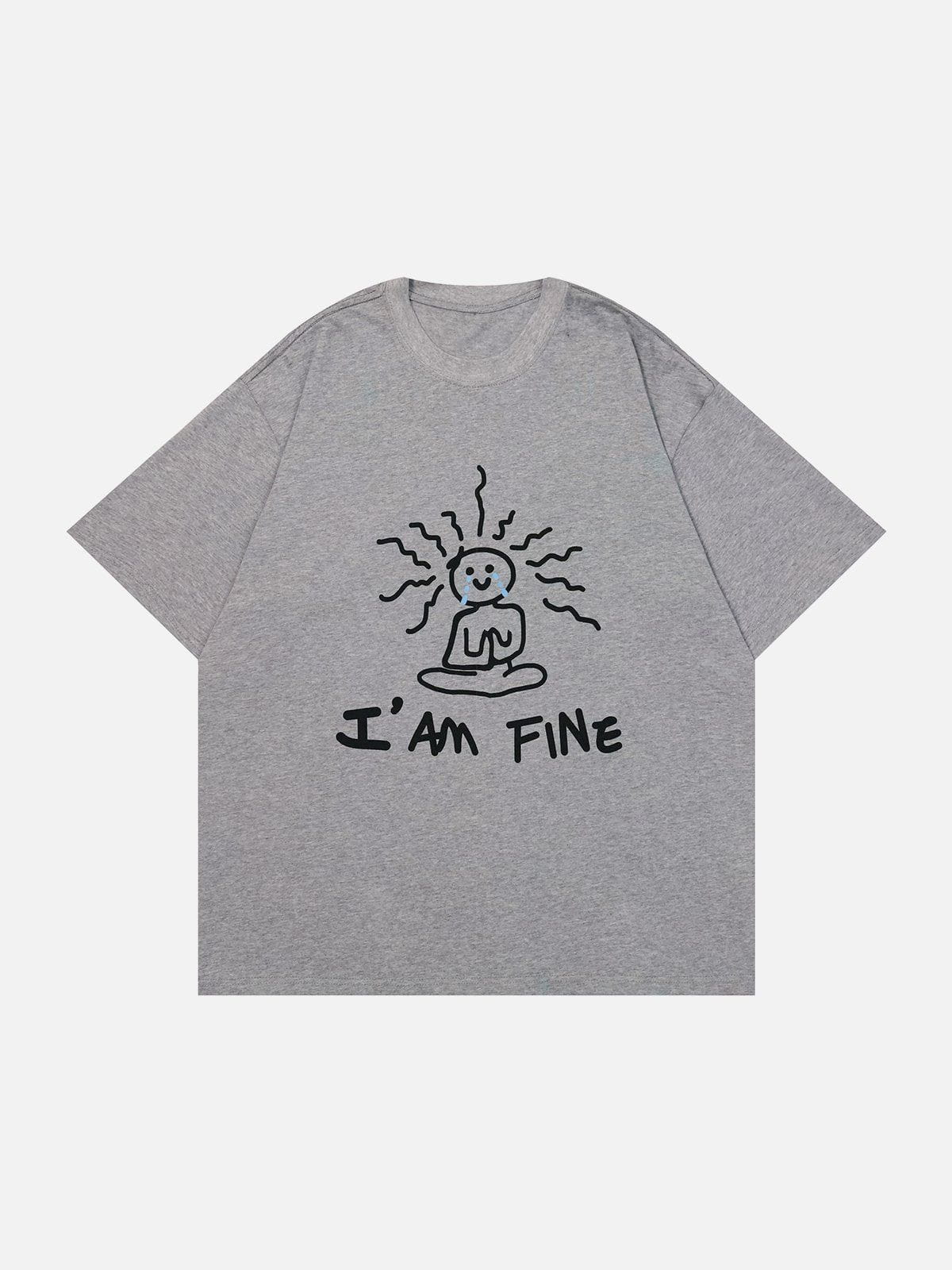 T-Shirt mit lustigem Aufdruck 