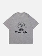 T-Shirt mit lustigem Aufdruck 