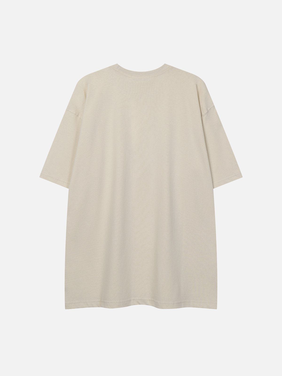 T-Shirt mit flauschigem Buchstaben-Print 
