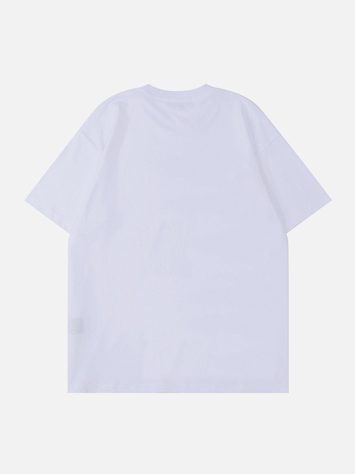 T-Shirt mit flauschigem Buchstaben-Print 