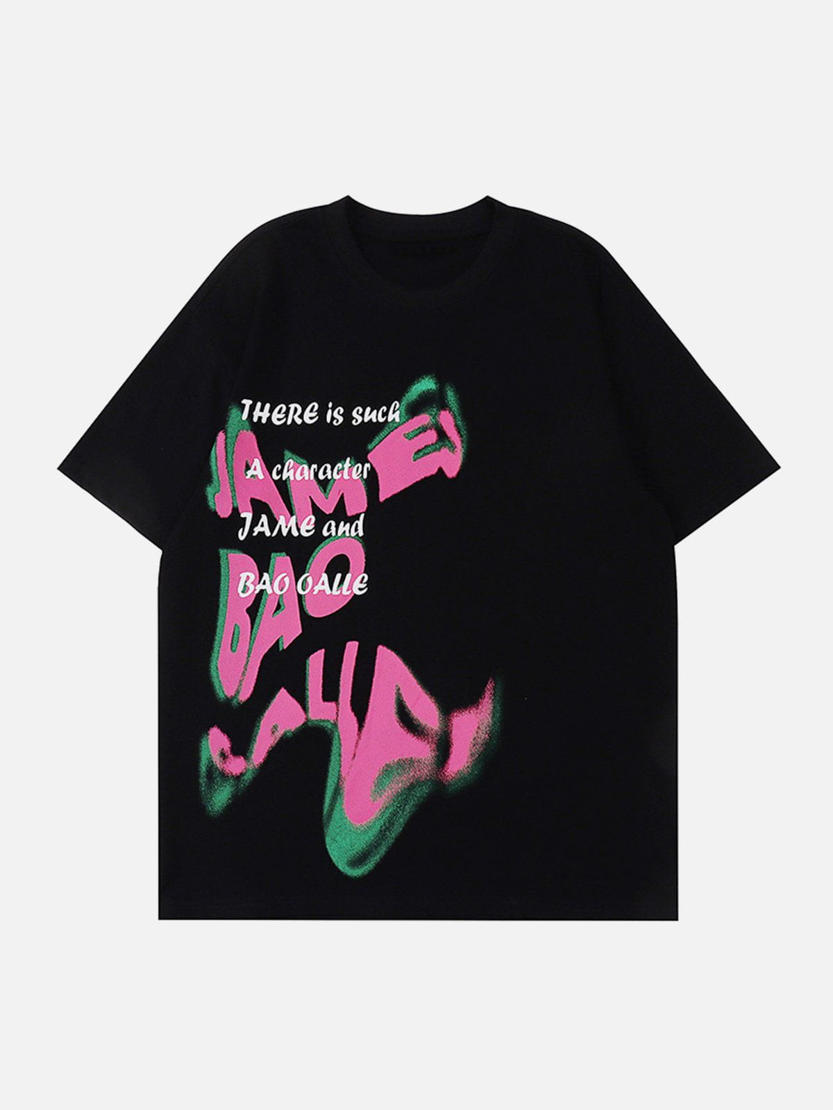T-Shirt mit flauschigem Buchstaben-Print 