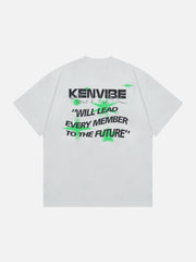T-Shirt mit flauschigem Muster 
