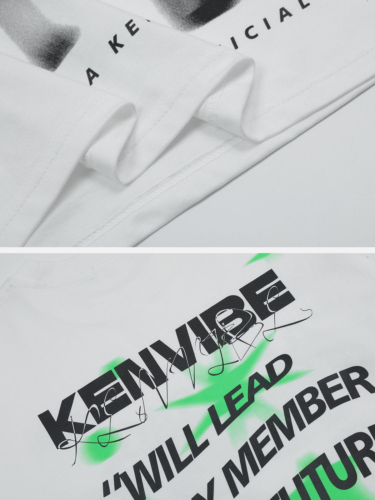 T-Shirt mit flauschigem Muster 