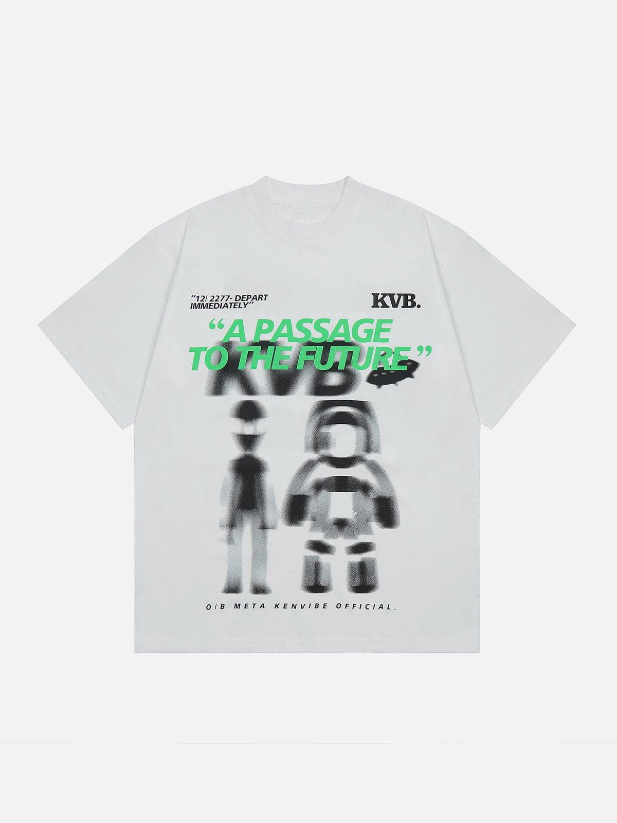 T-Shirt mit flauschigem Muster 