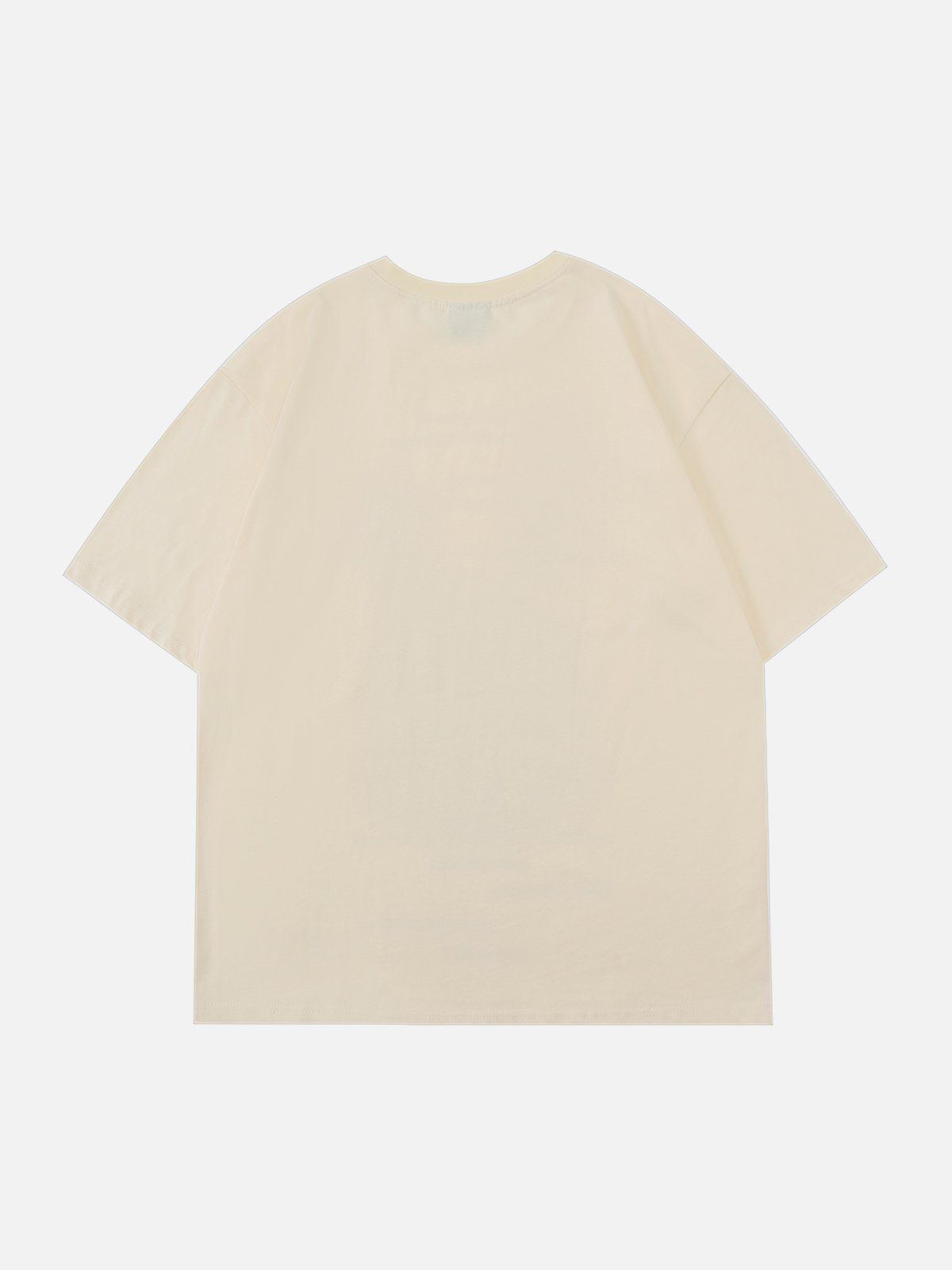 T-Shirt mit flauschigem Kaninchen-Print 