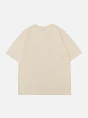 T-Shirt mit flauschigem Kaninchen-Print 