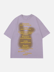 T-Shirt mit flauschigem Kaninchen-Print 