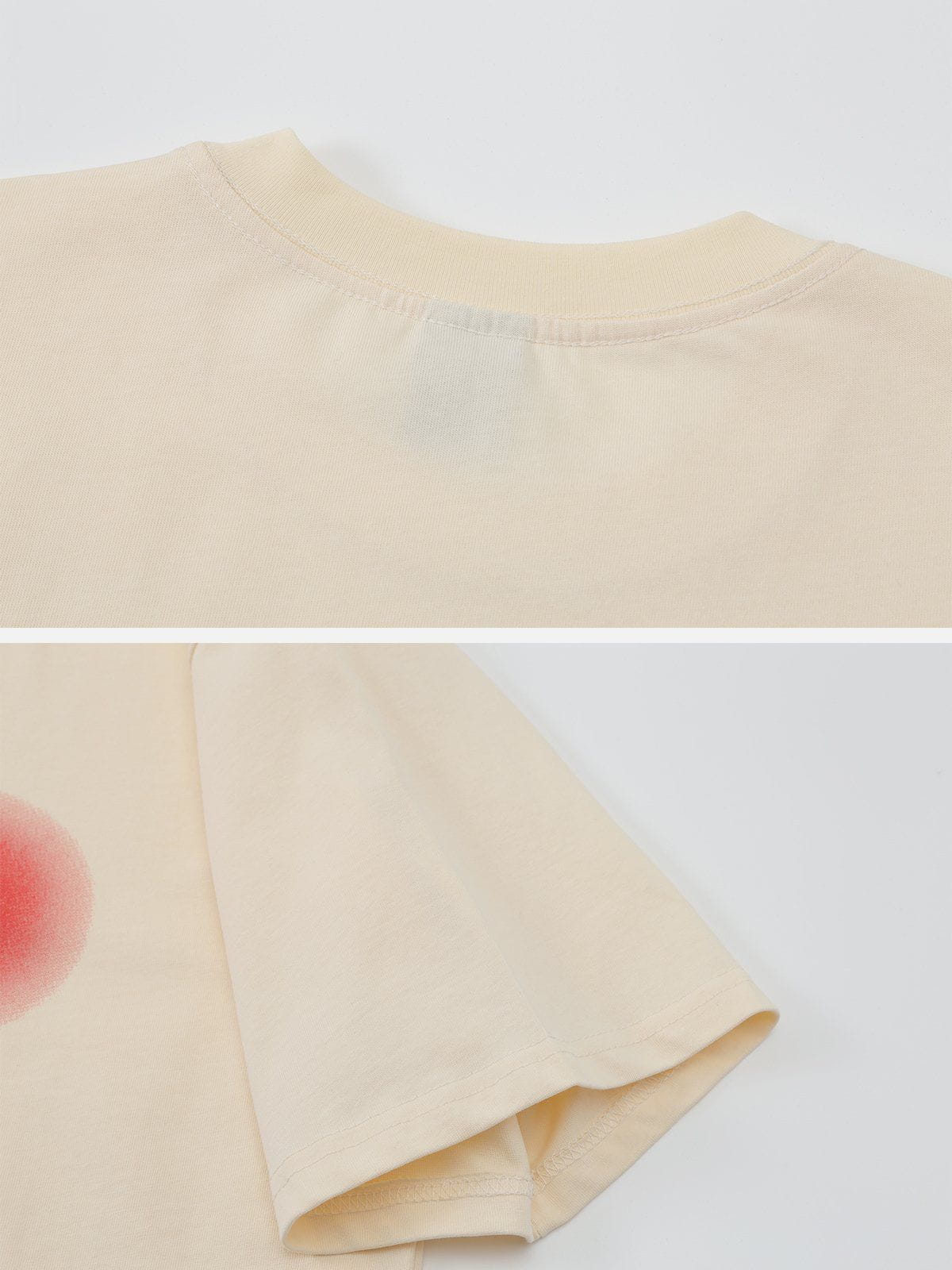 T-Shirt mit flauschigem Kaninchen-Print 