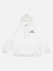 Gesture Print Hoodie -1268