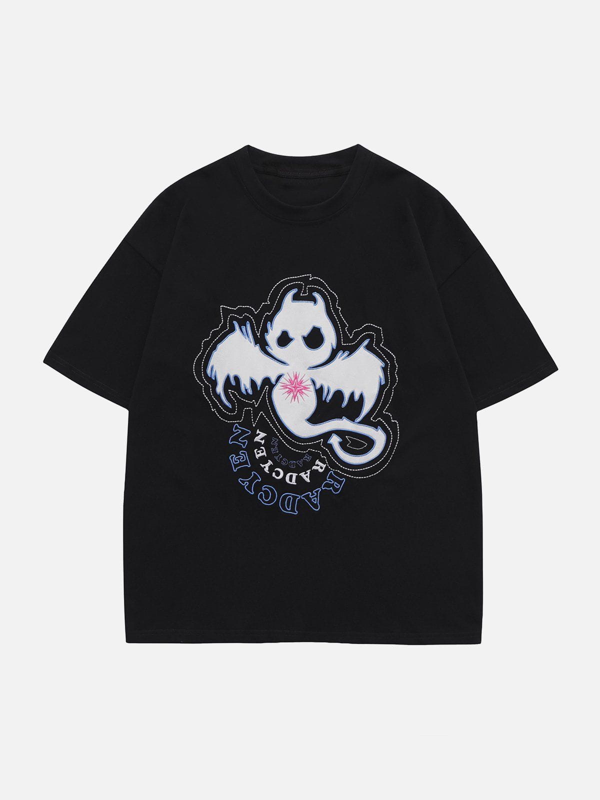 T-Shirt mit 3D-Muster „Ghost“ 