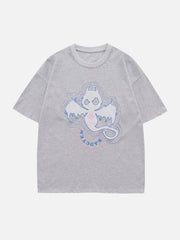 T-Shirt mit 3D-Muster „Ghost“ 