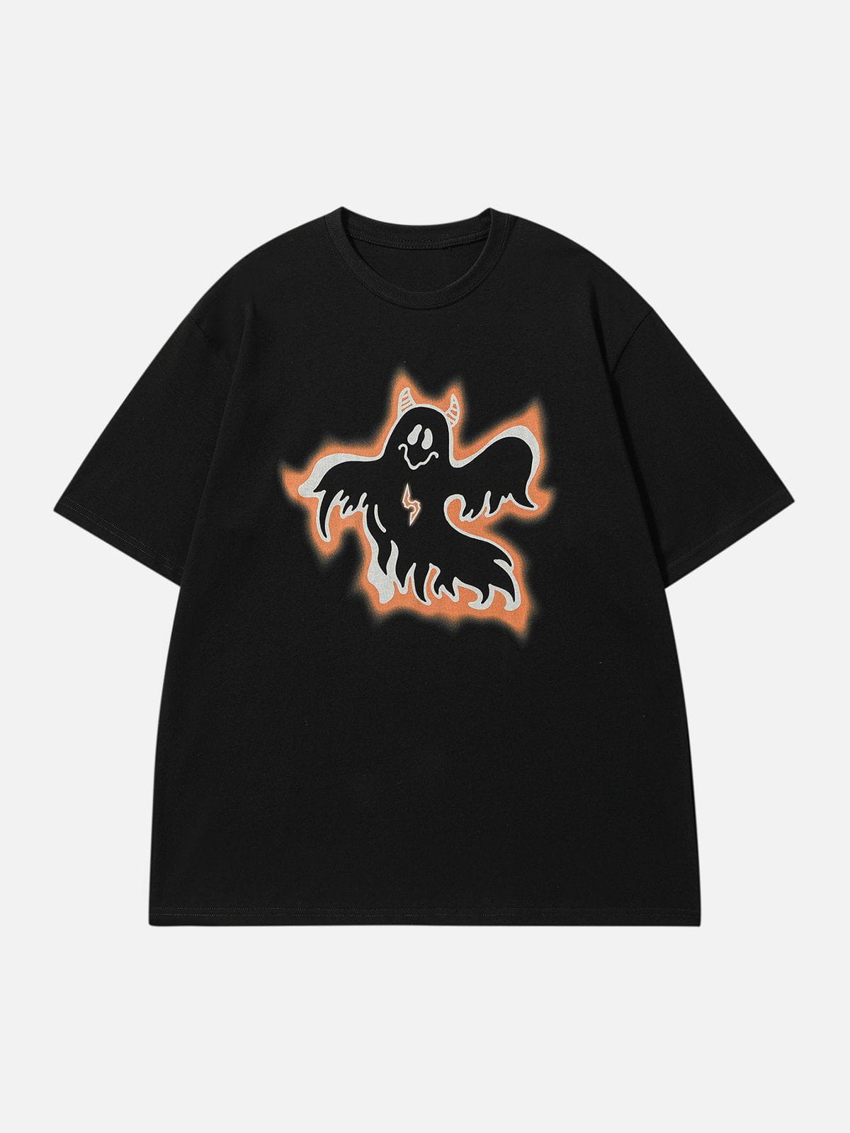 T-Shirt mit Ghost Demon Corner-Print 