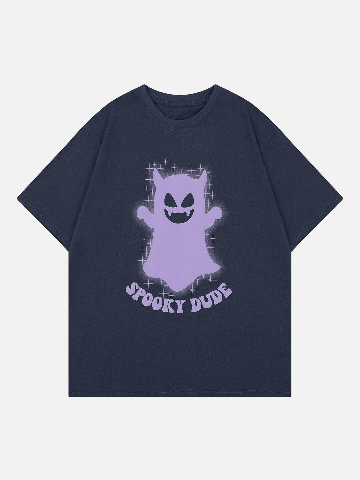 T-Shirt mit Geister-Print 