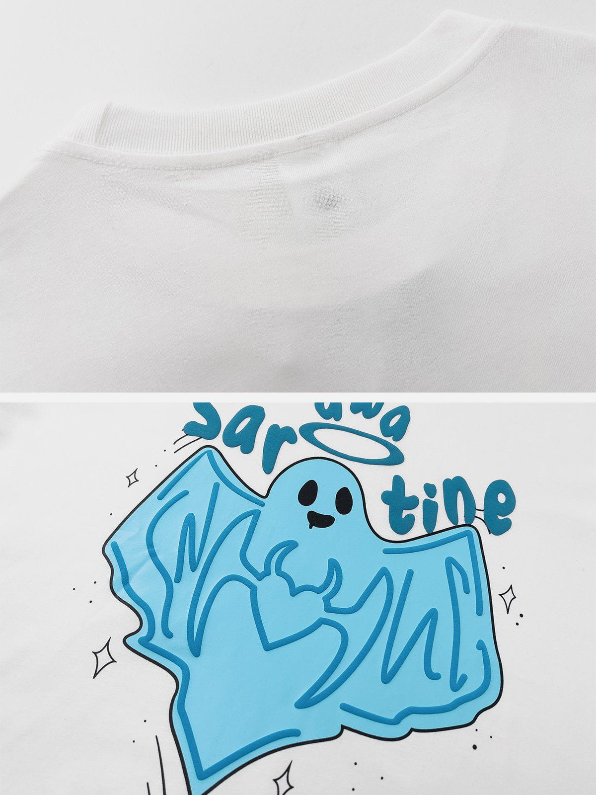 T-Shirt mit Geister-Print 