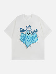 T-Shirt mit Geister-Print 