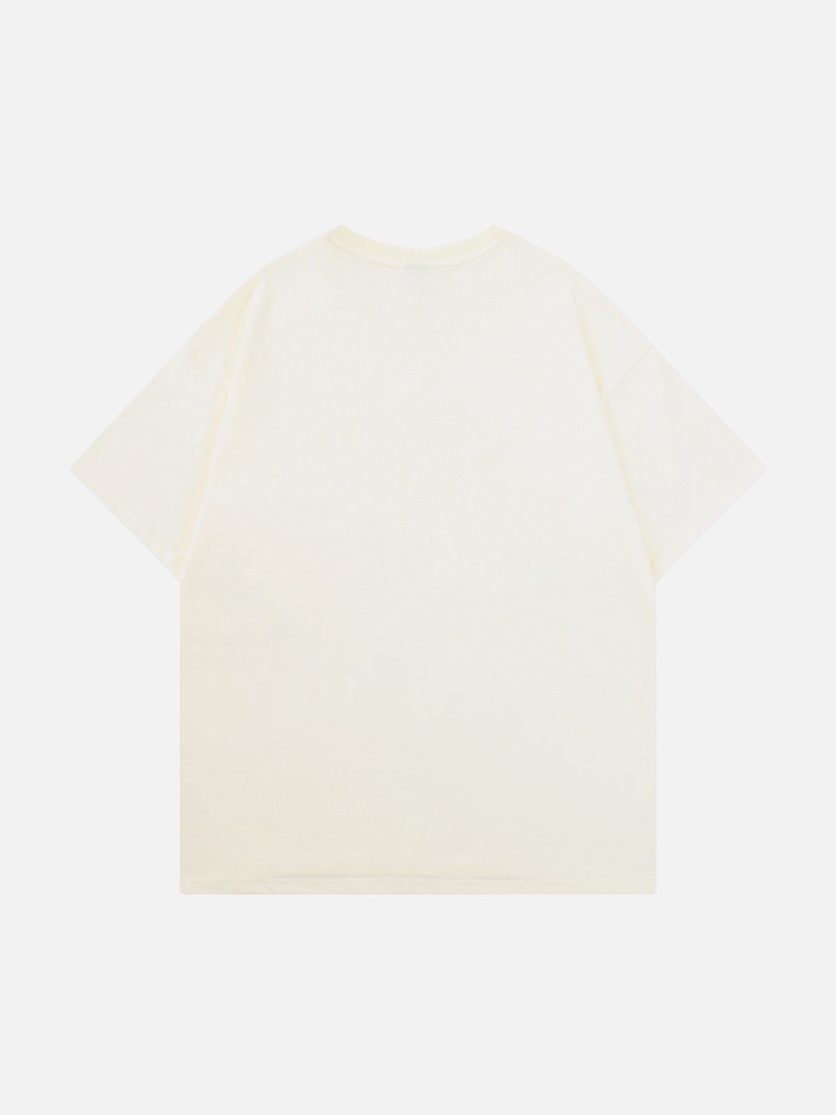 T-shirt à imprimé texturé fantôme 