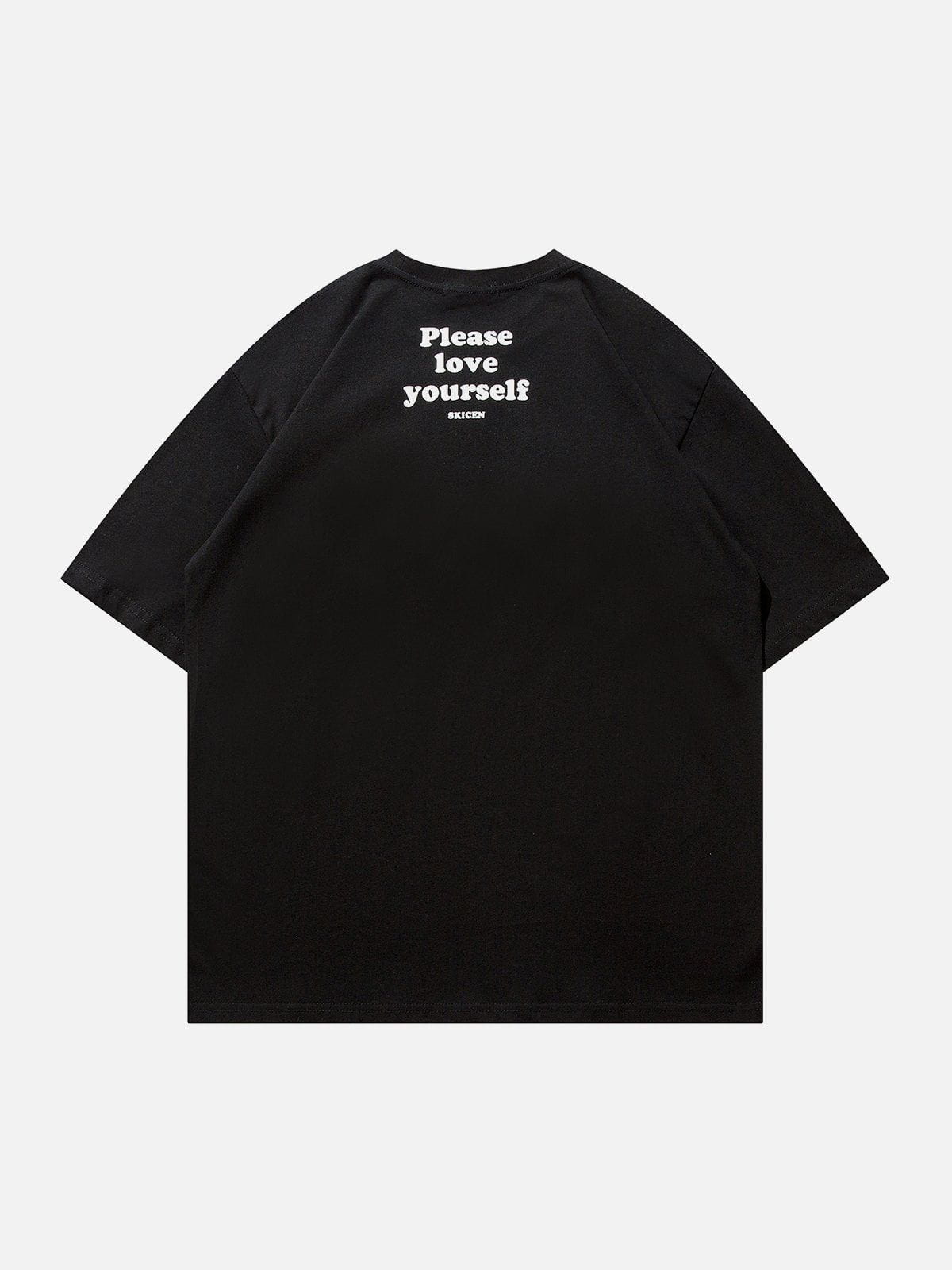 T-Shirt mit „Gloves Gestures“-Grafik 