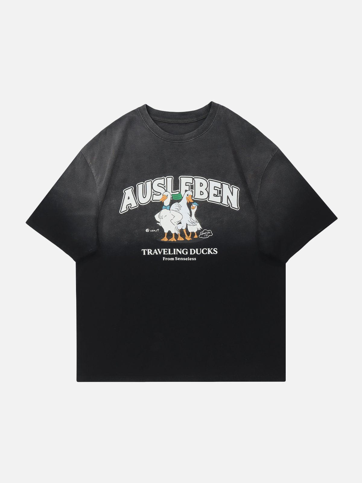 T-Shirt mit Gans-Grafik 