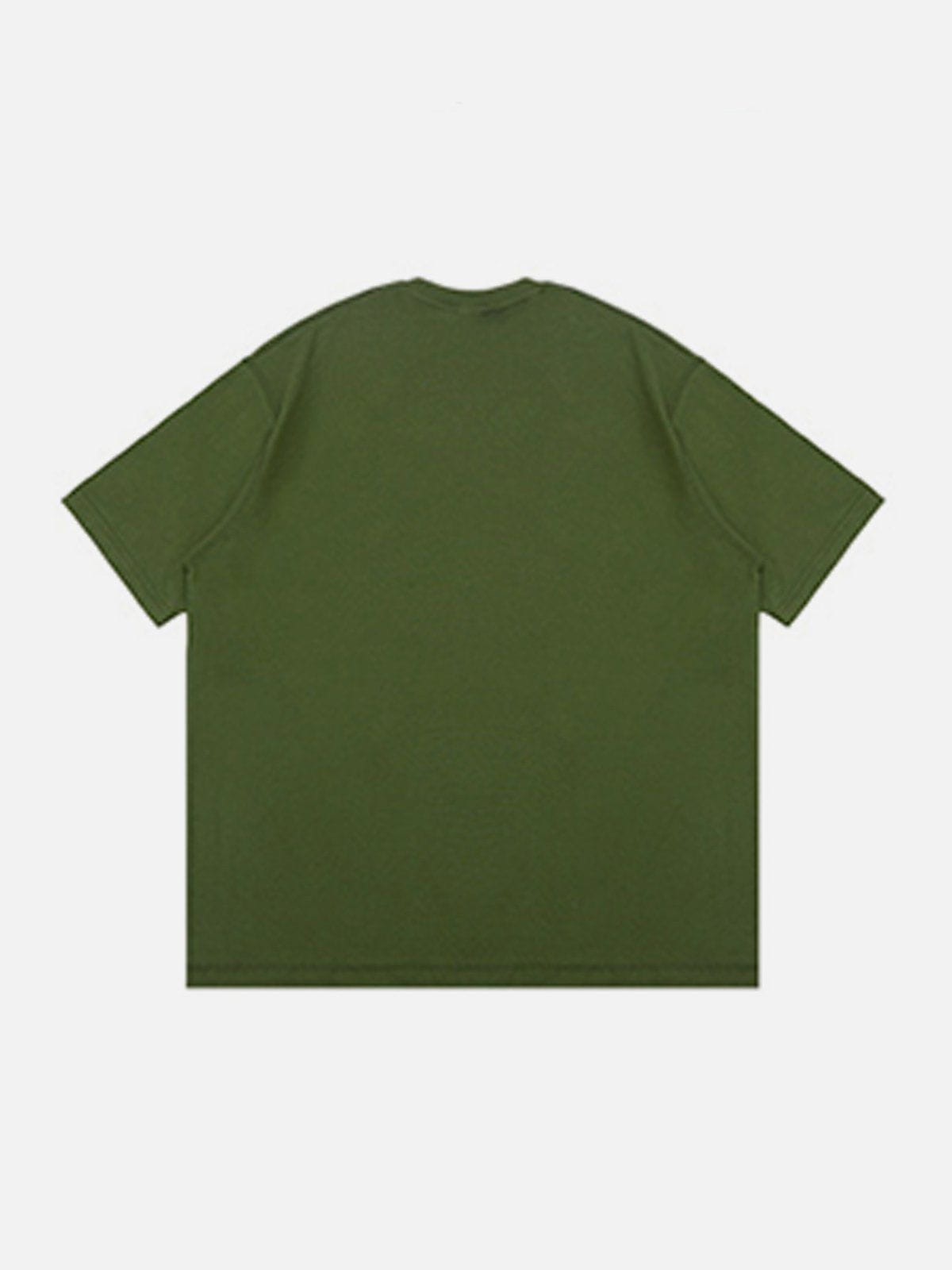 T-Shirt mit Gothic-Buchstaben-Print 