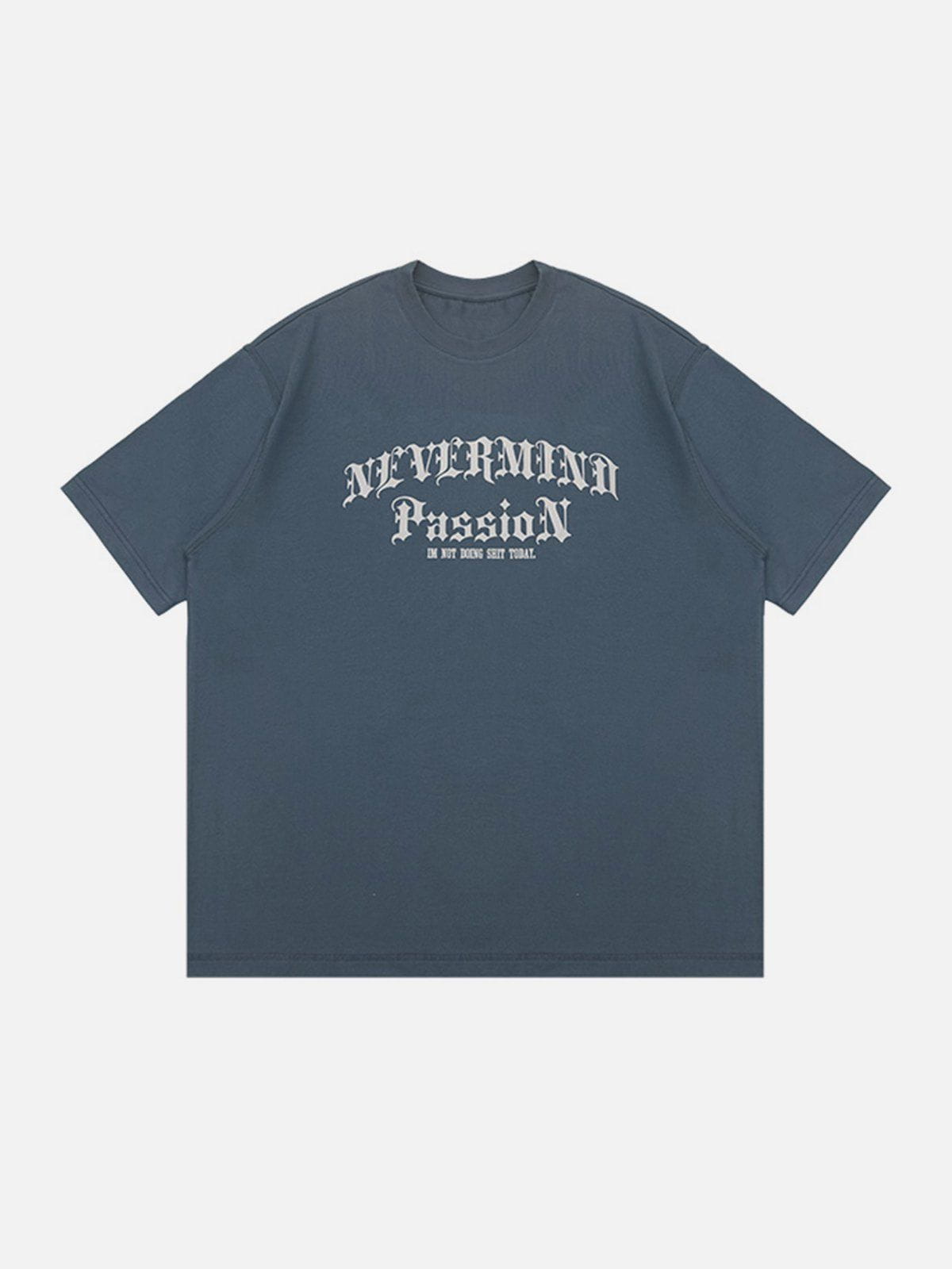 T-Shirt mit Gothic-Buchstaben-Print 