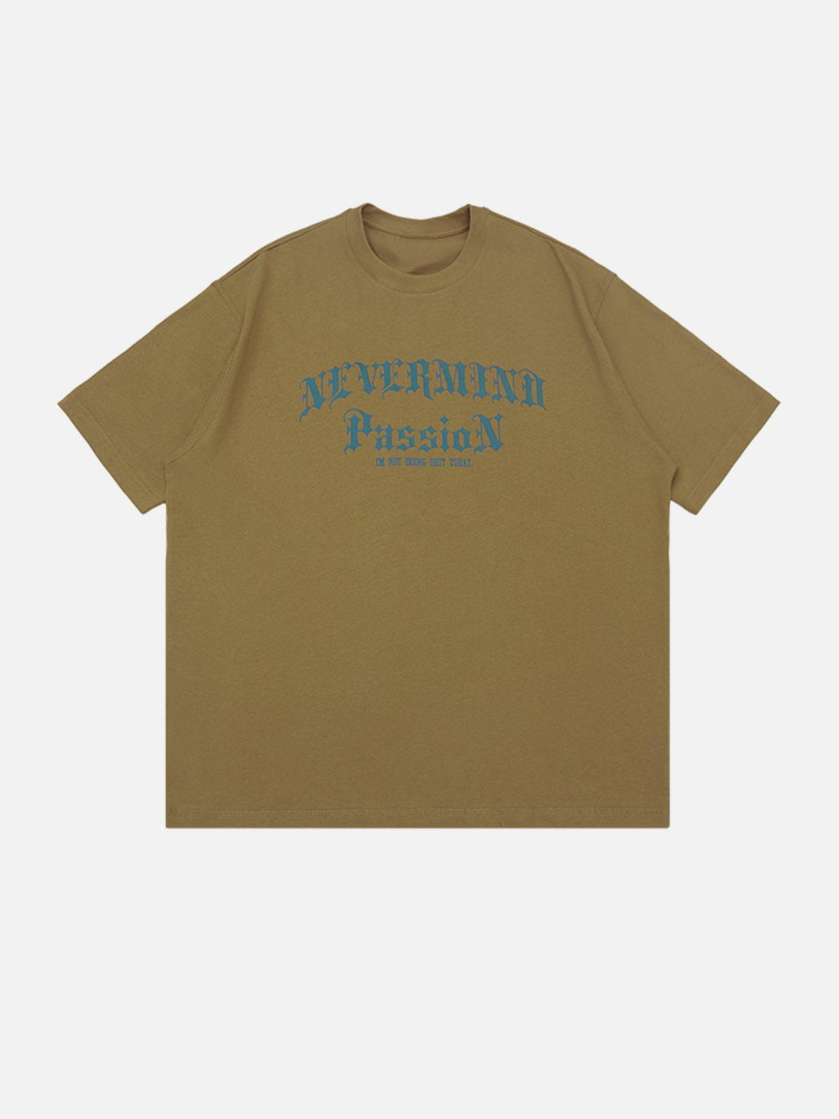 T-Shirt mit Gothic-Buchstaben-Print 