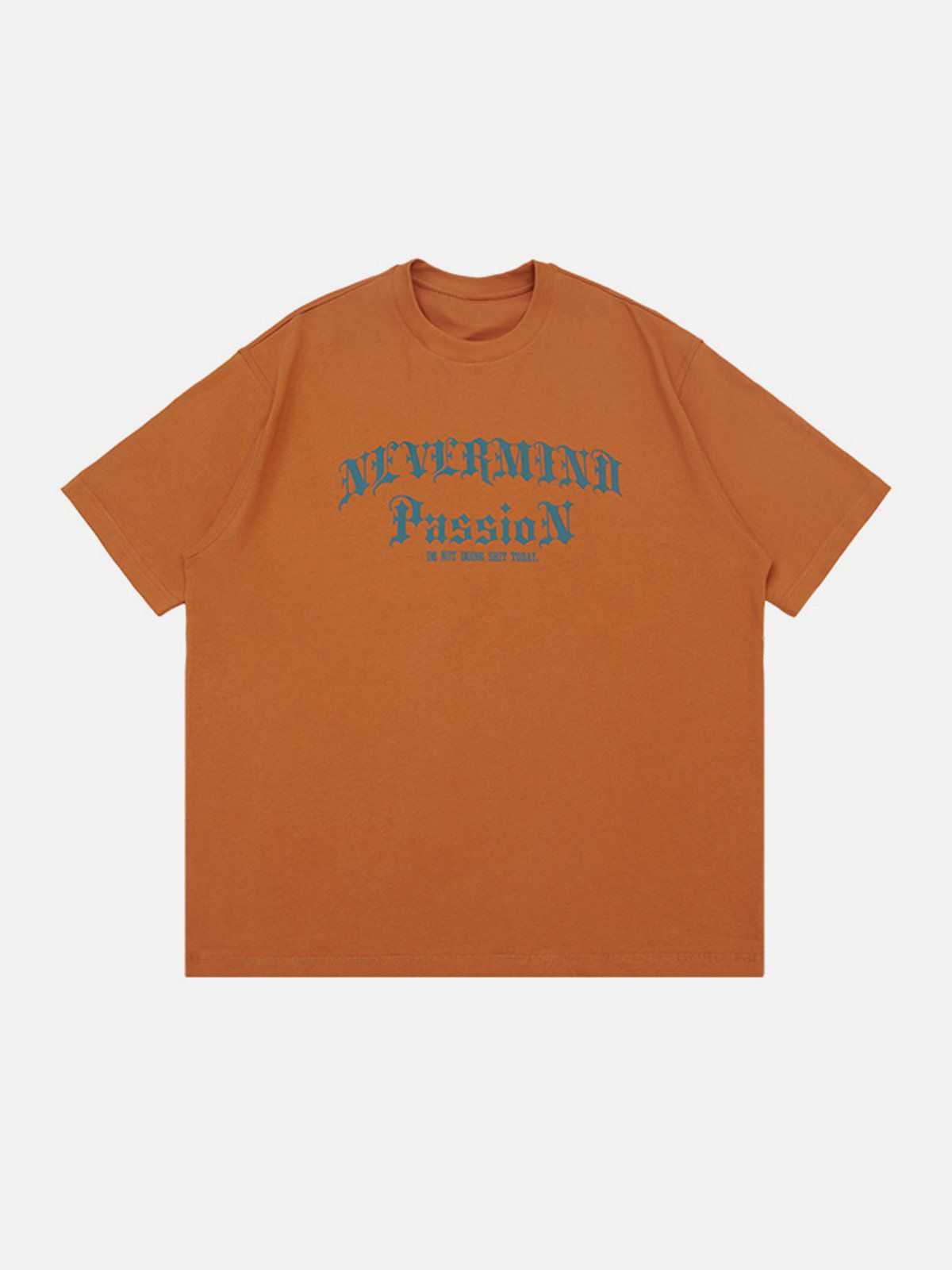 T-Shirt mit Gothic-Buchstaben-Print 