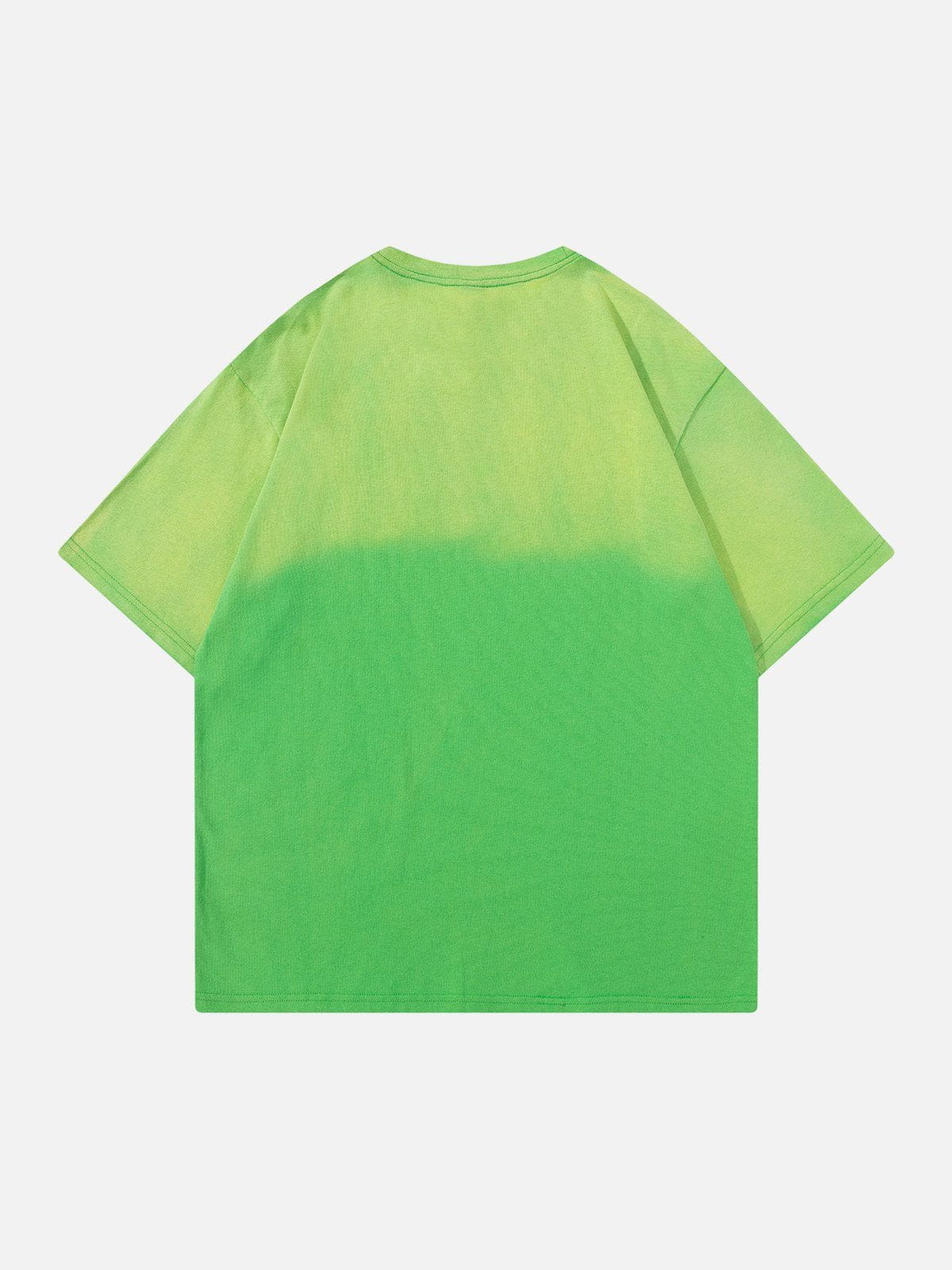 T-Shirt mit Farbverlauf und Drachen-Print 