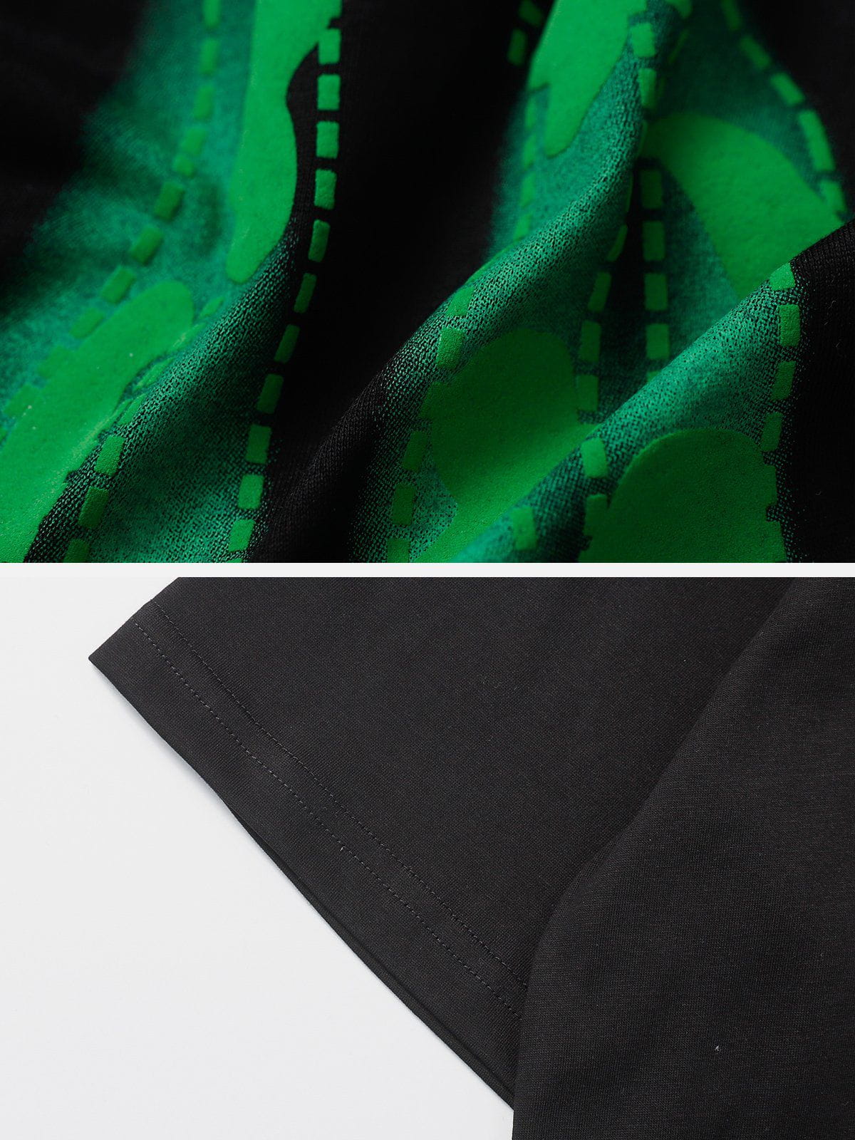 T-Shirt mit Buchstaben-Print und Farbverlauf 