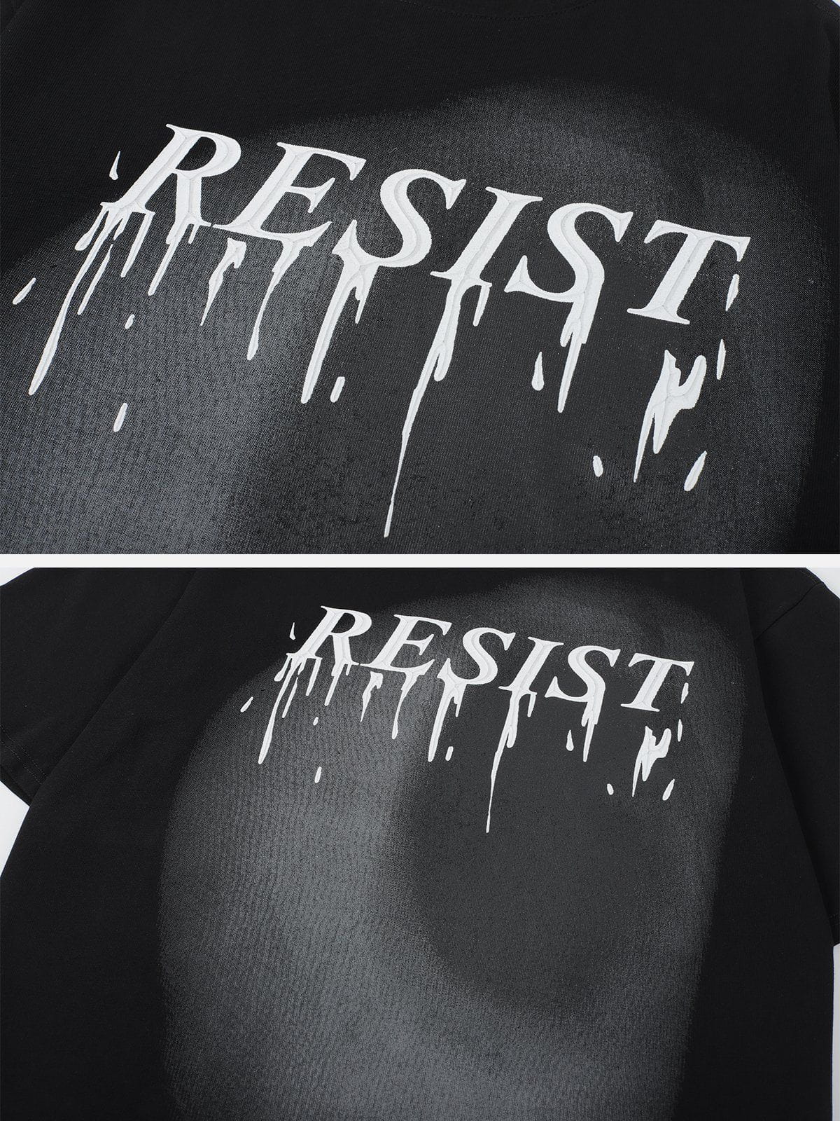 T-Shirt mit Farbverlaufsgrafik 