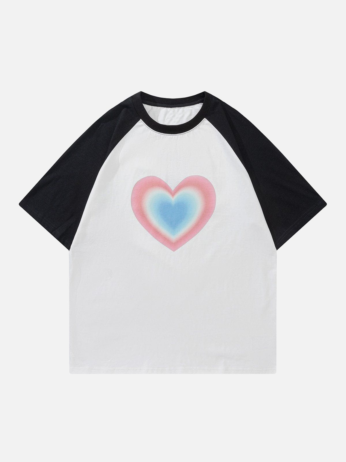 Gradient Heart Print Tee