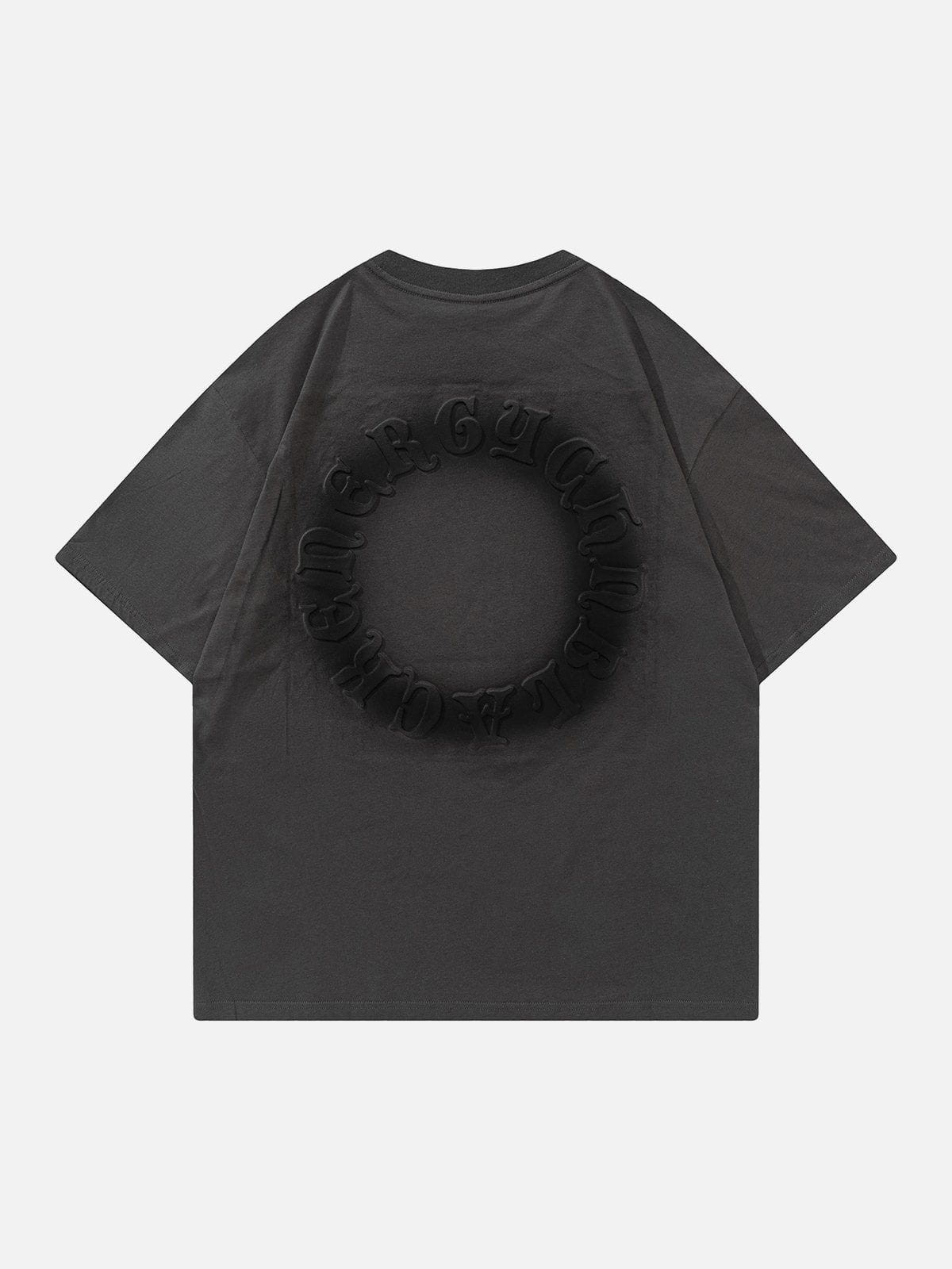 T-Shirt mit Farbverlauf und Buchstaben-Print 
