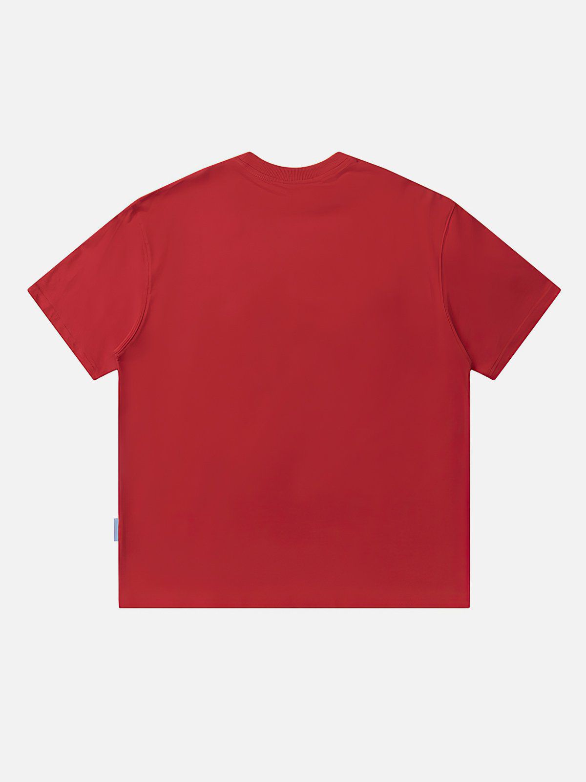 T-Shirt mit stereoskopischem Buchstaben-Farbverlauf 