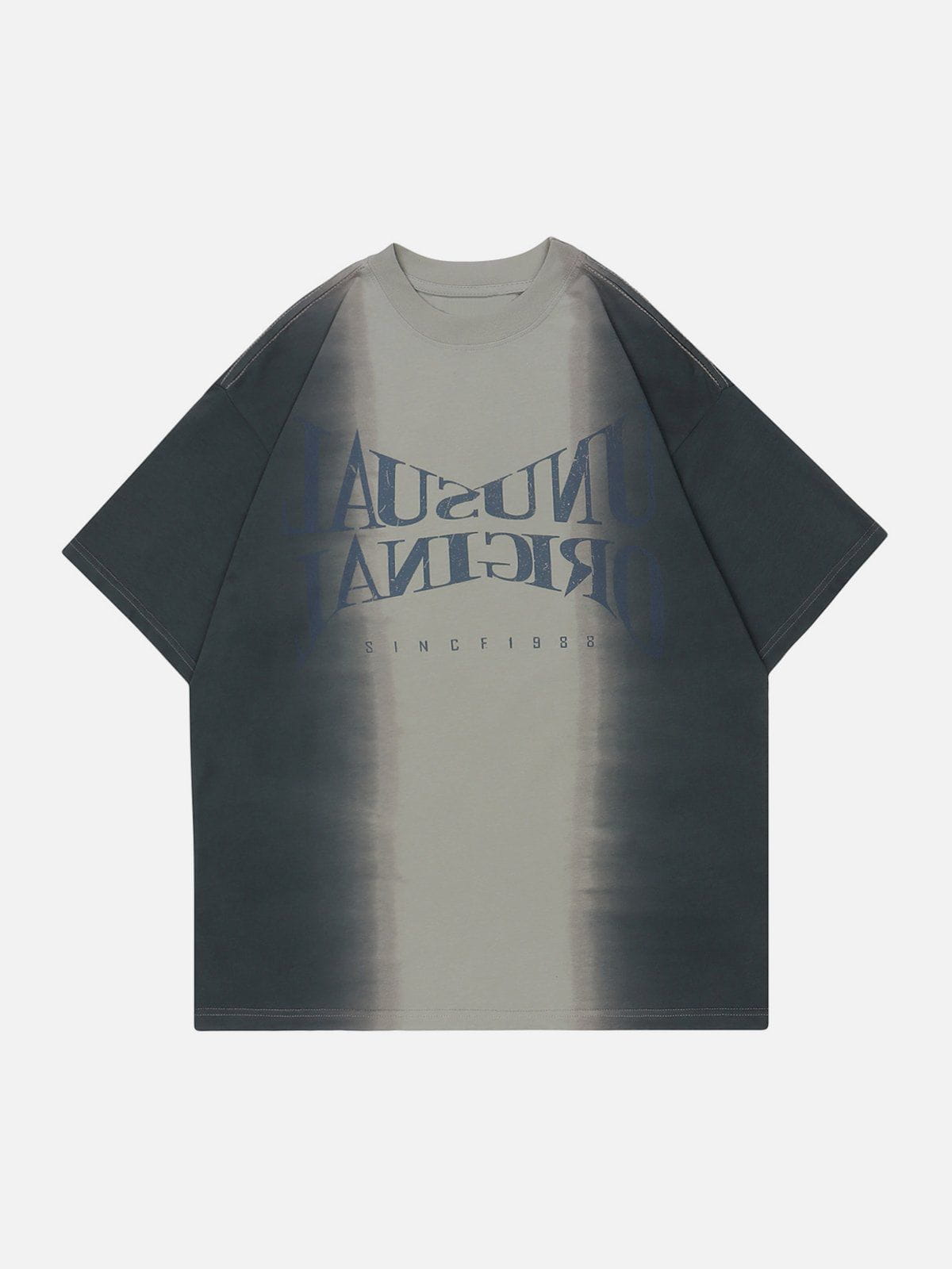 T-Shirt mit Farbverlauf und Batikmuster 