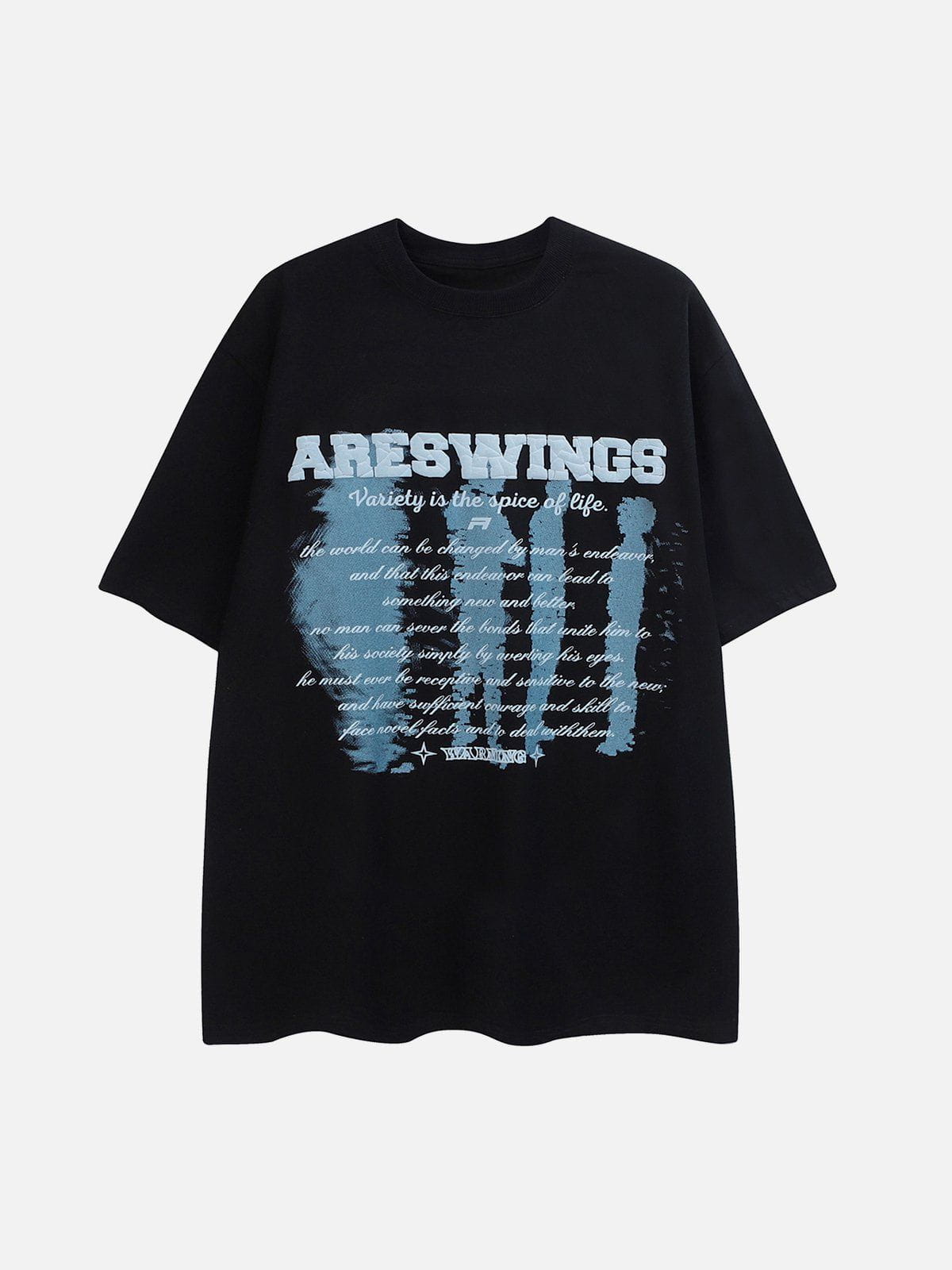 T-Shirt mit Graffiti-Figuren-Print 