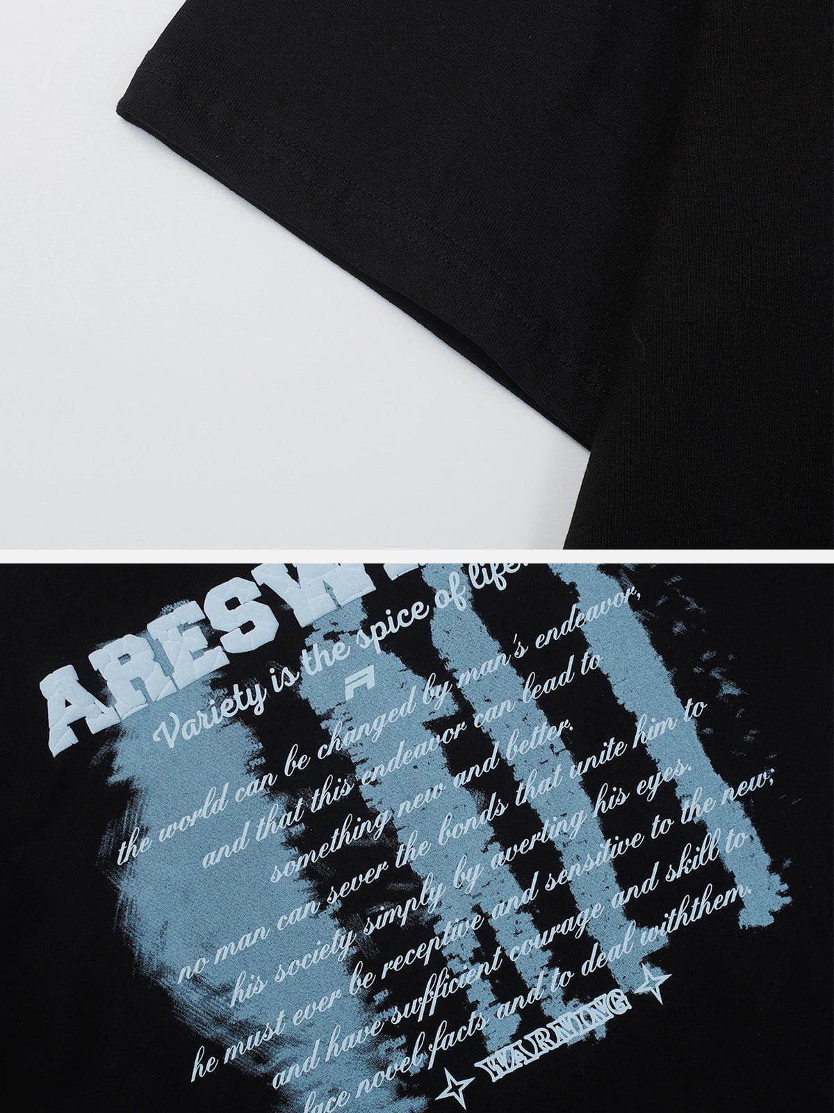 T-Shirt mit Graffiti-Figuren-Print 