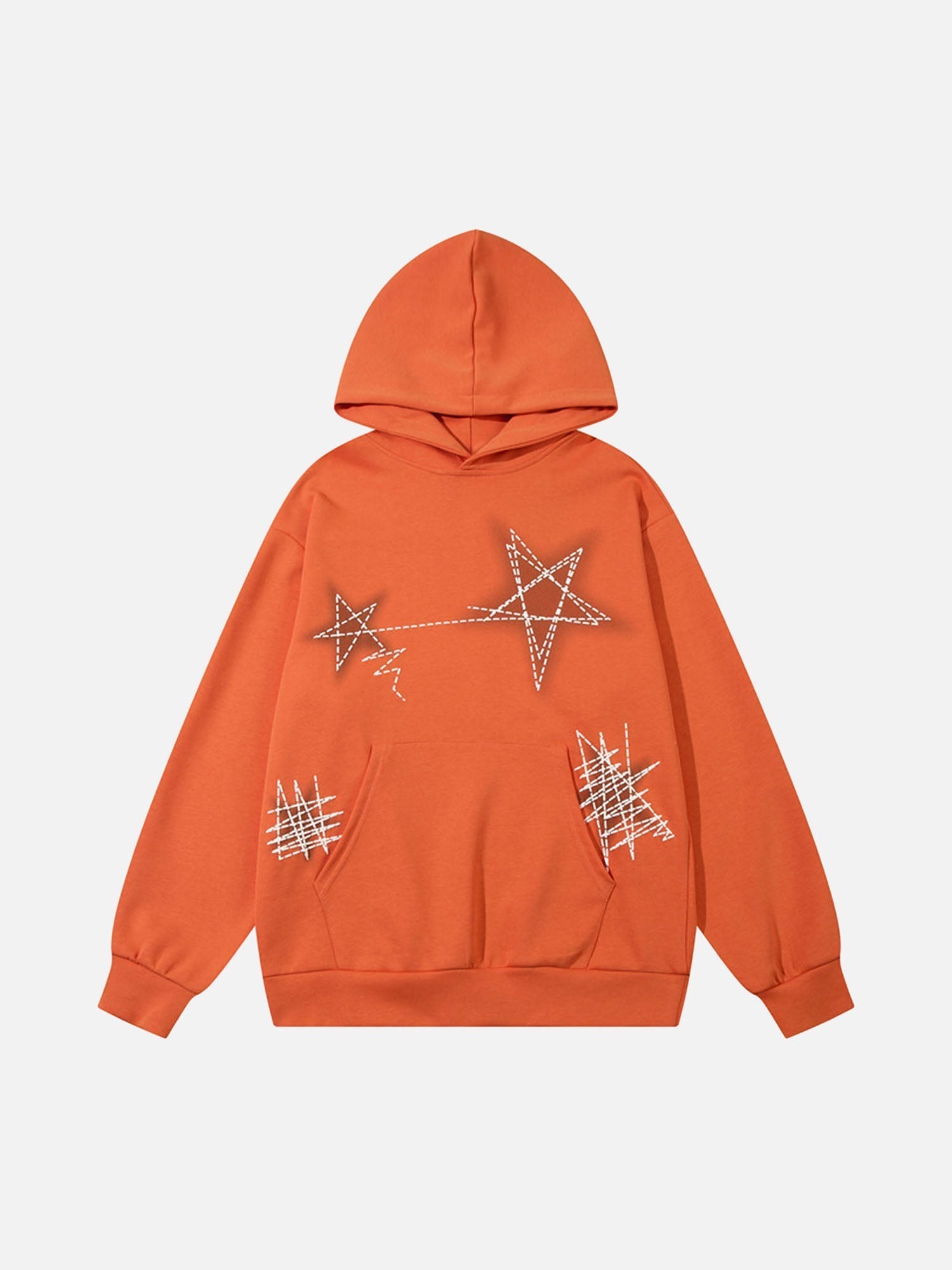 Graffiti Five-pointed Star Hoodie