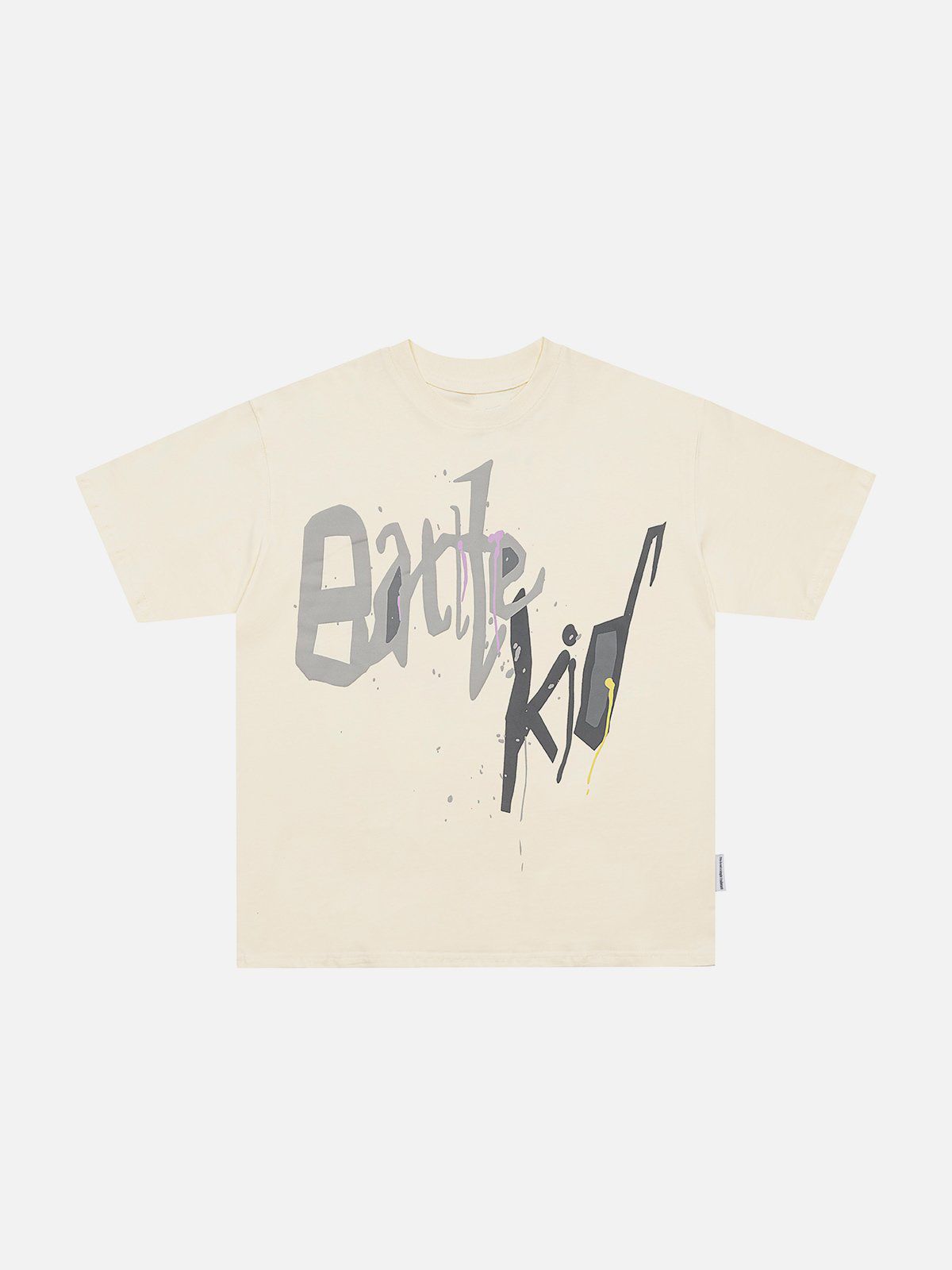 T-Shirt mit Graffiti-Buchstaben-Print 