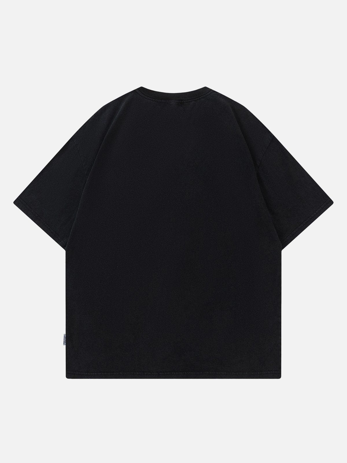 T-Shirt mit Graffiti-Print 