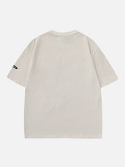 T-Shirt mit Graffiti-Print 