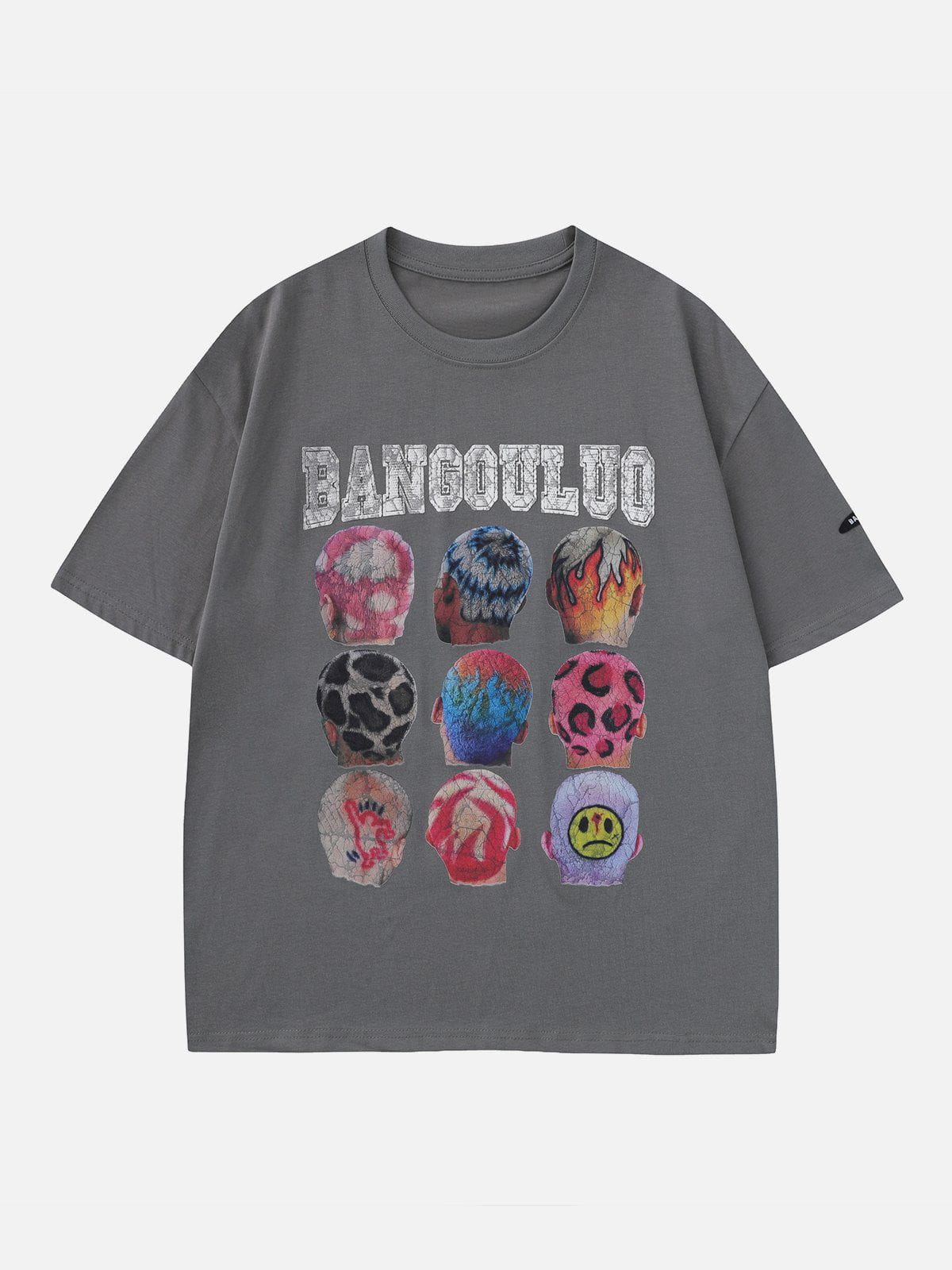 T-Shirt mit Graffiti-Print 