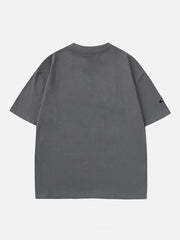 T-Shirt mit Graffiti-Print 
