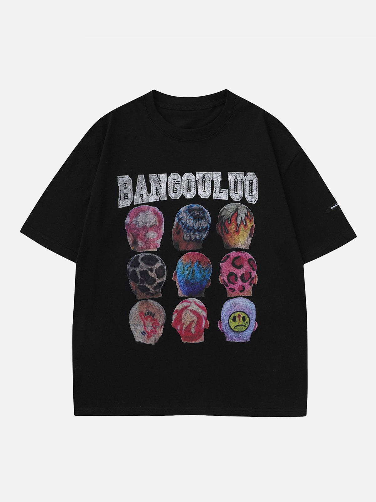 T-Shirt mit Graffiti-Print 