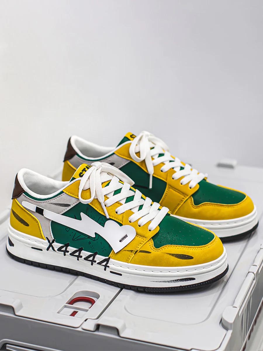 Graffiti Skate Sneakers - 1622 