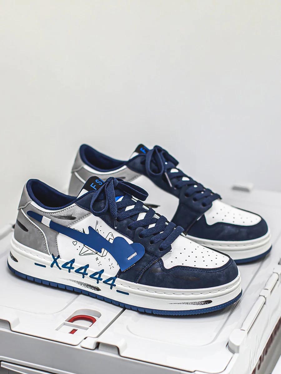 Graffiti Skate Sneakers - 1622 
