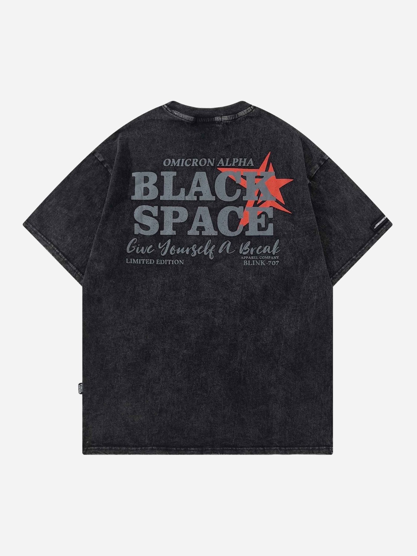 Graffiti Washed Old Loose T-Shirt 